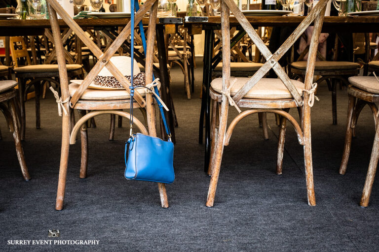 Garden party celebration - documentary wedding photographer in Surrey