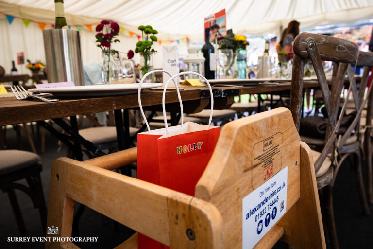 Garden party celebration - documentary wedding photographer in Surrey
