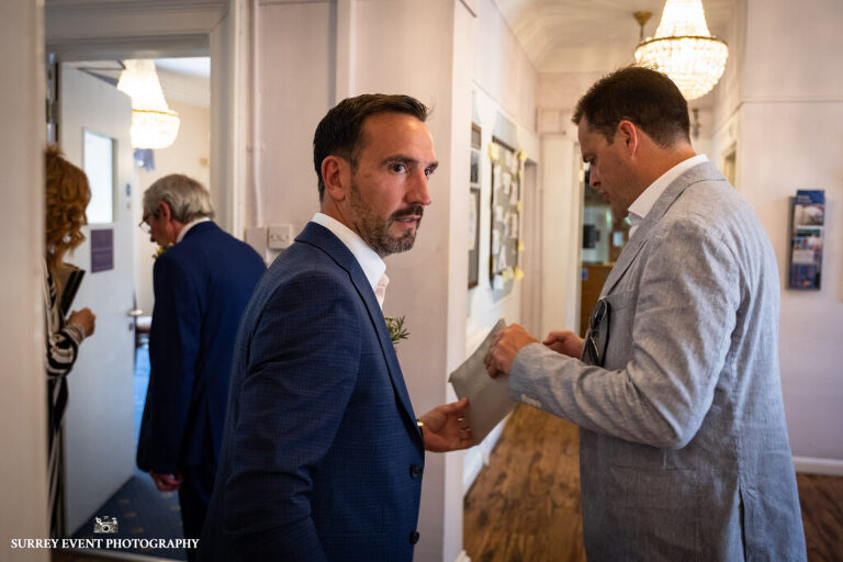 Documentary wedding photographer Surrey