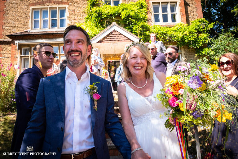 Documentary wedding photography in Surrey