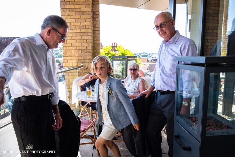 Documentary wedding photography in Surrey