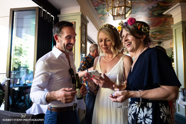 Documentary wedding photographer Surrey