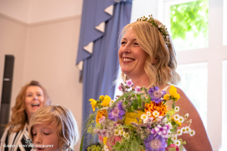 Documentary wedding photographer Surrey