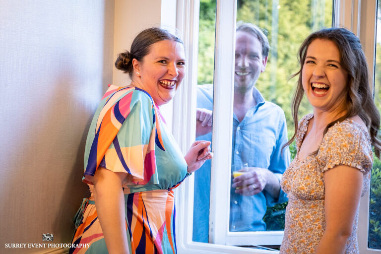 Documentary wedding photography in Surrey at a Scottish ceilidh