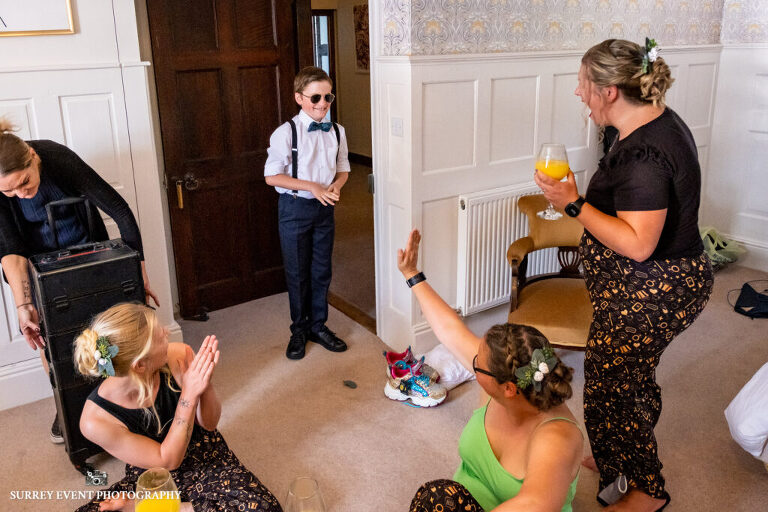 Documentary wedding photographer - Broadfield Court, Herefordshire